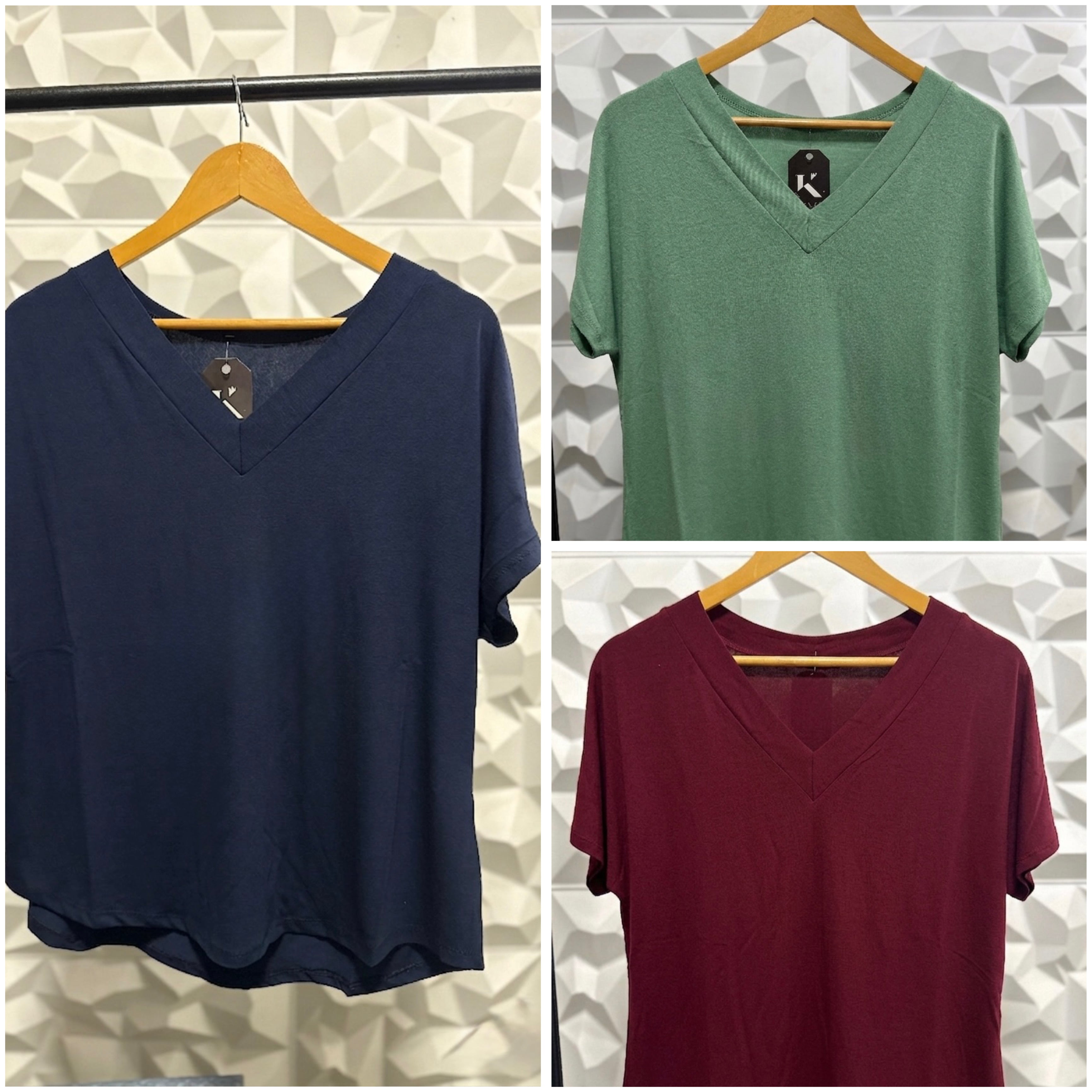 Pack Três Muscletees Mariana