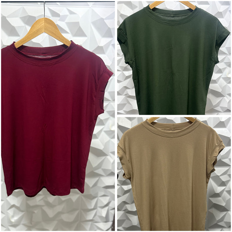 Pack Três Muscletees Mariana