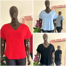 Blusa Morcego V Plus Size
