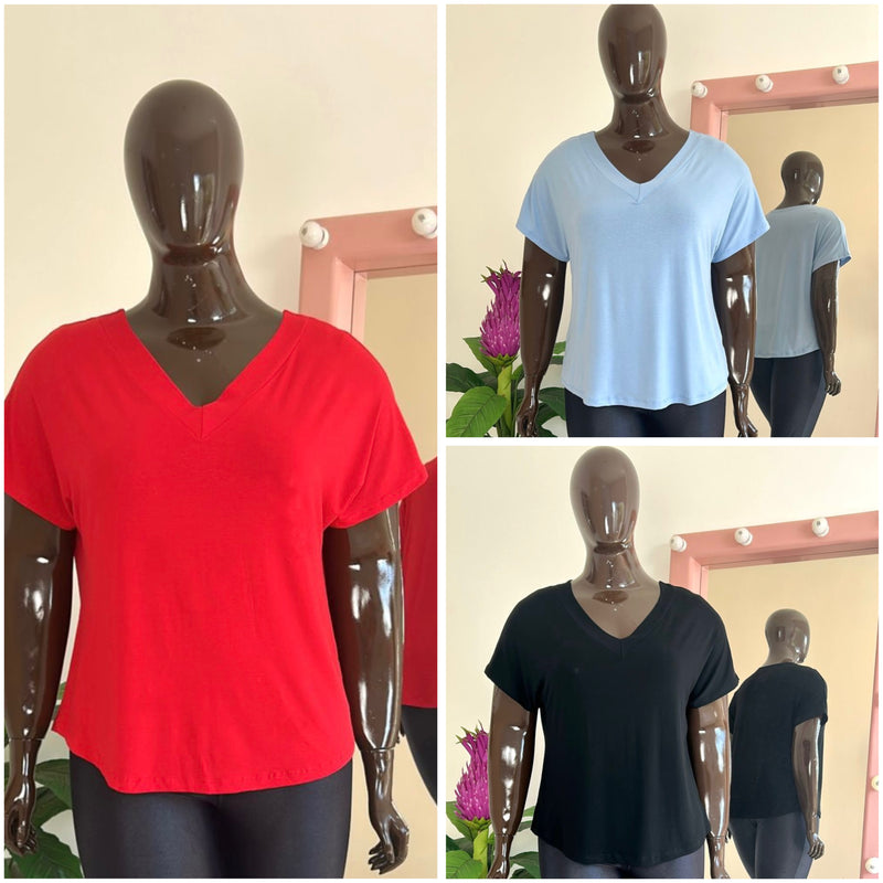 Blusa Morcego V Plus Size