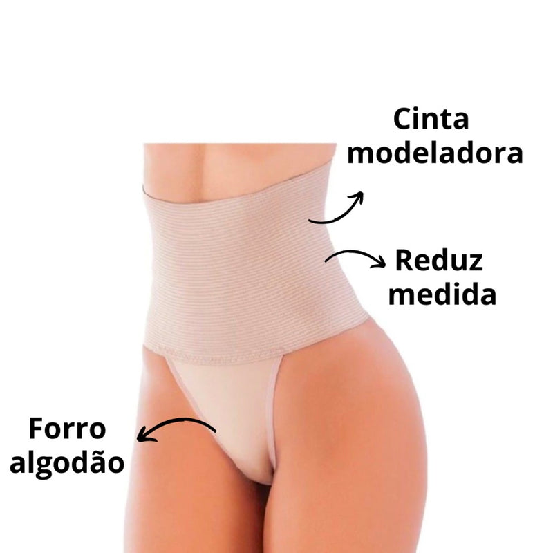 Calcinha cinta modeladora de cintura