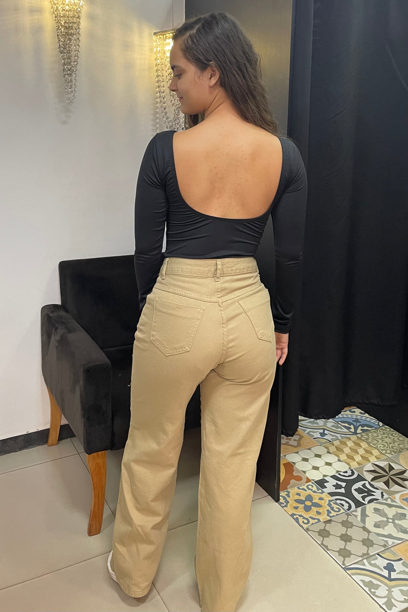 Calça jeans wide leg