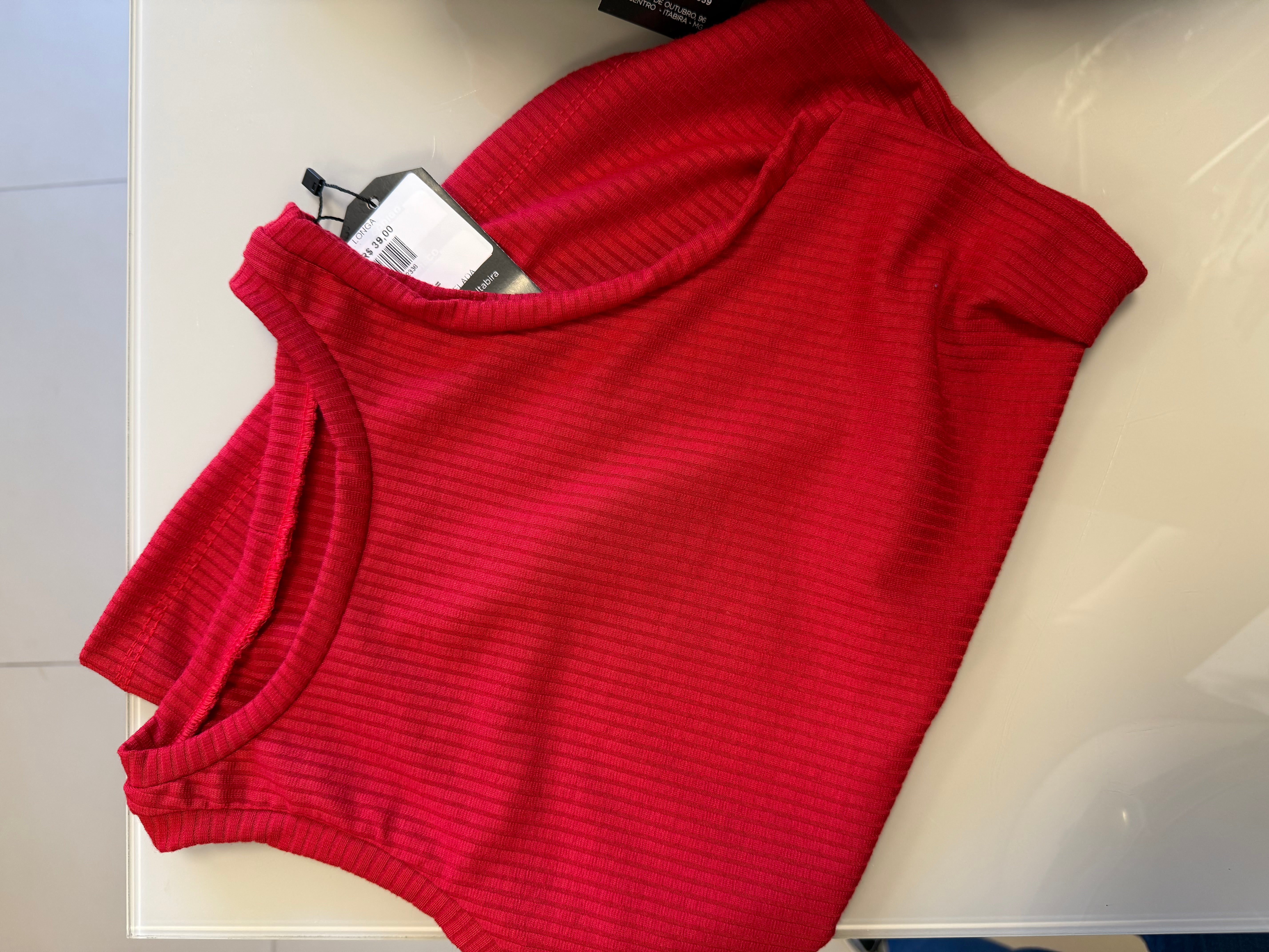 Pack Três Camisetas Canelada Algodão