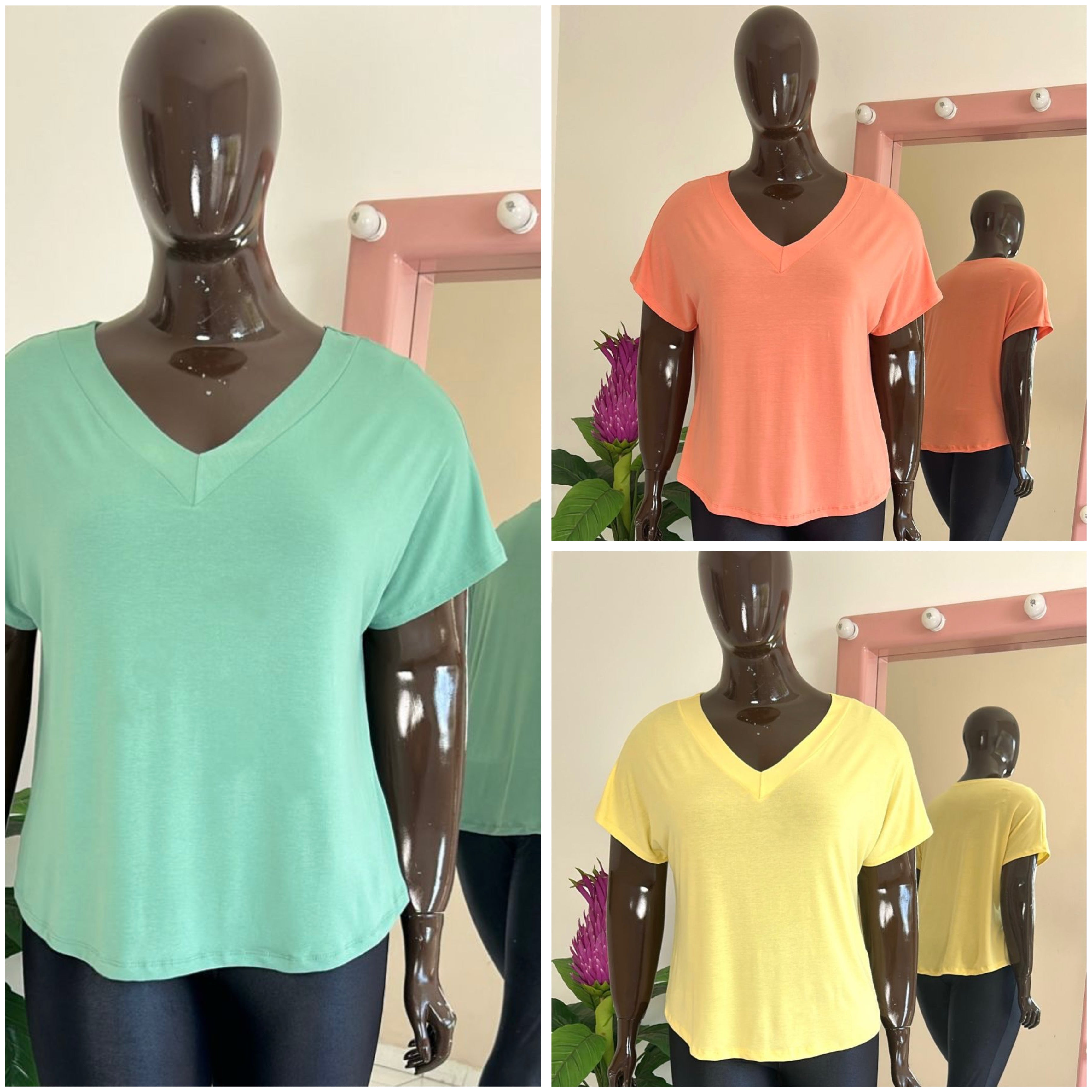 Blusa Morcego V Plus Size