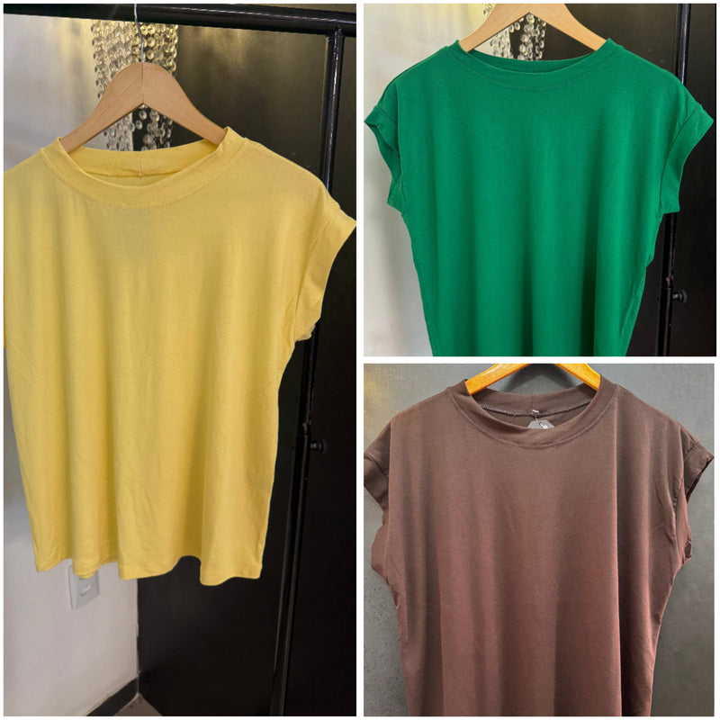 Pack Três Muscletees Mariana