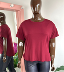 Blusa Uno Cor Plus Size