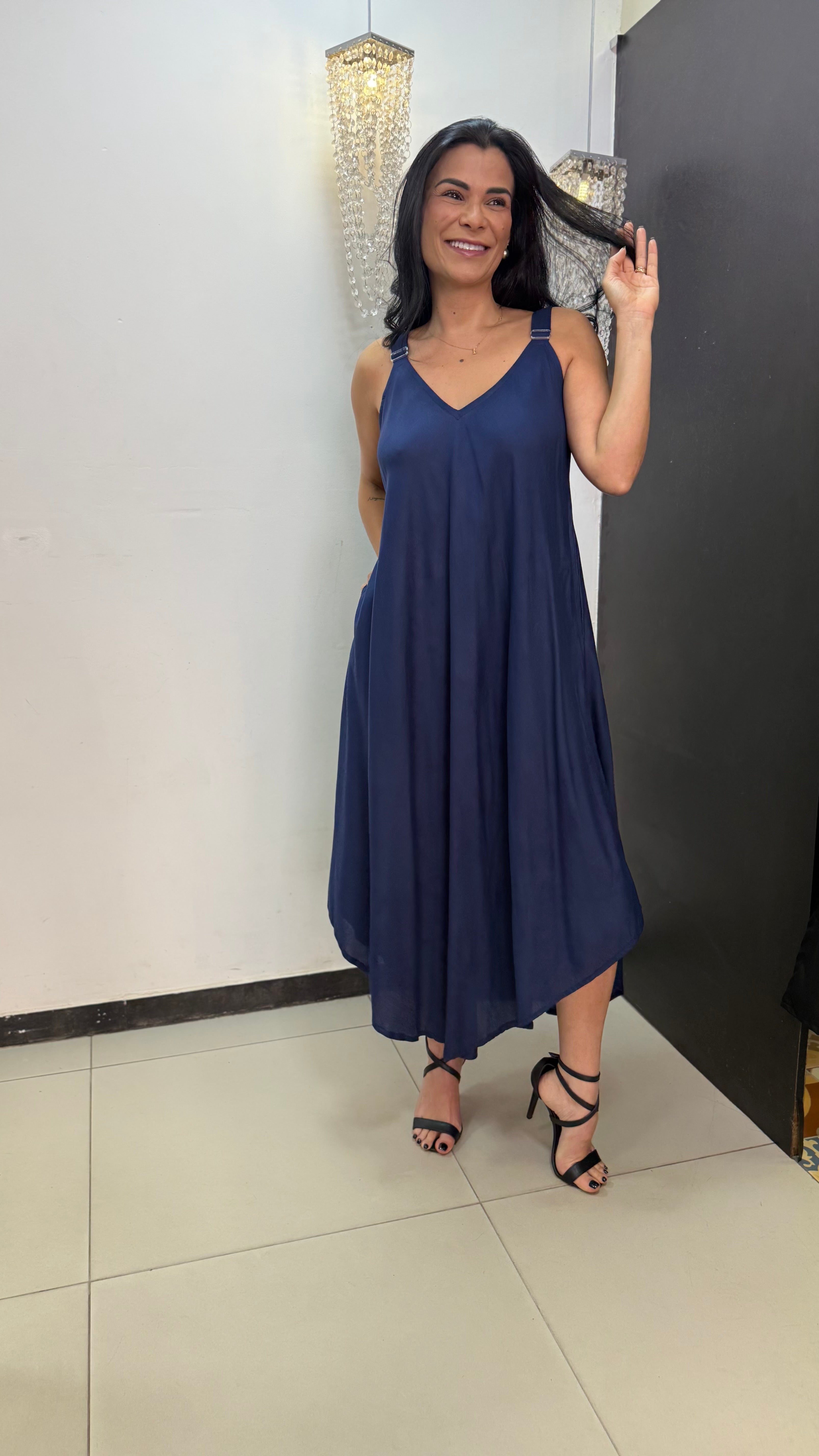 Vestido Amélia liso