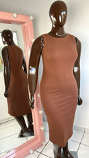 Vestido Canelado Plus