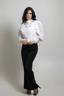 Camisa Social Rendada