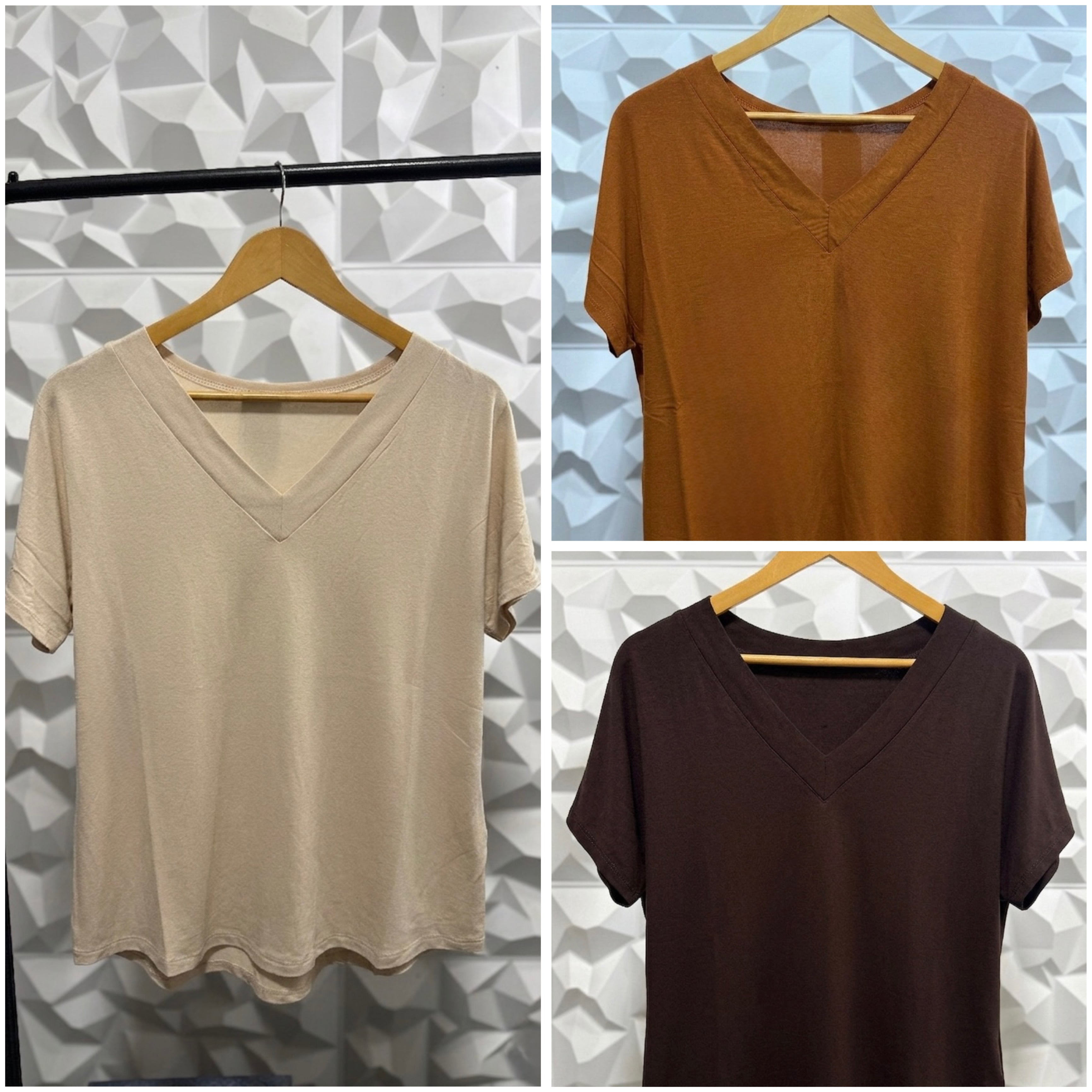 Pack Três Muscletees Mariana