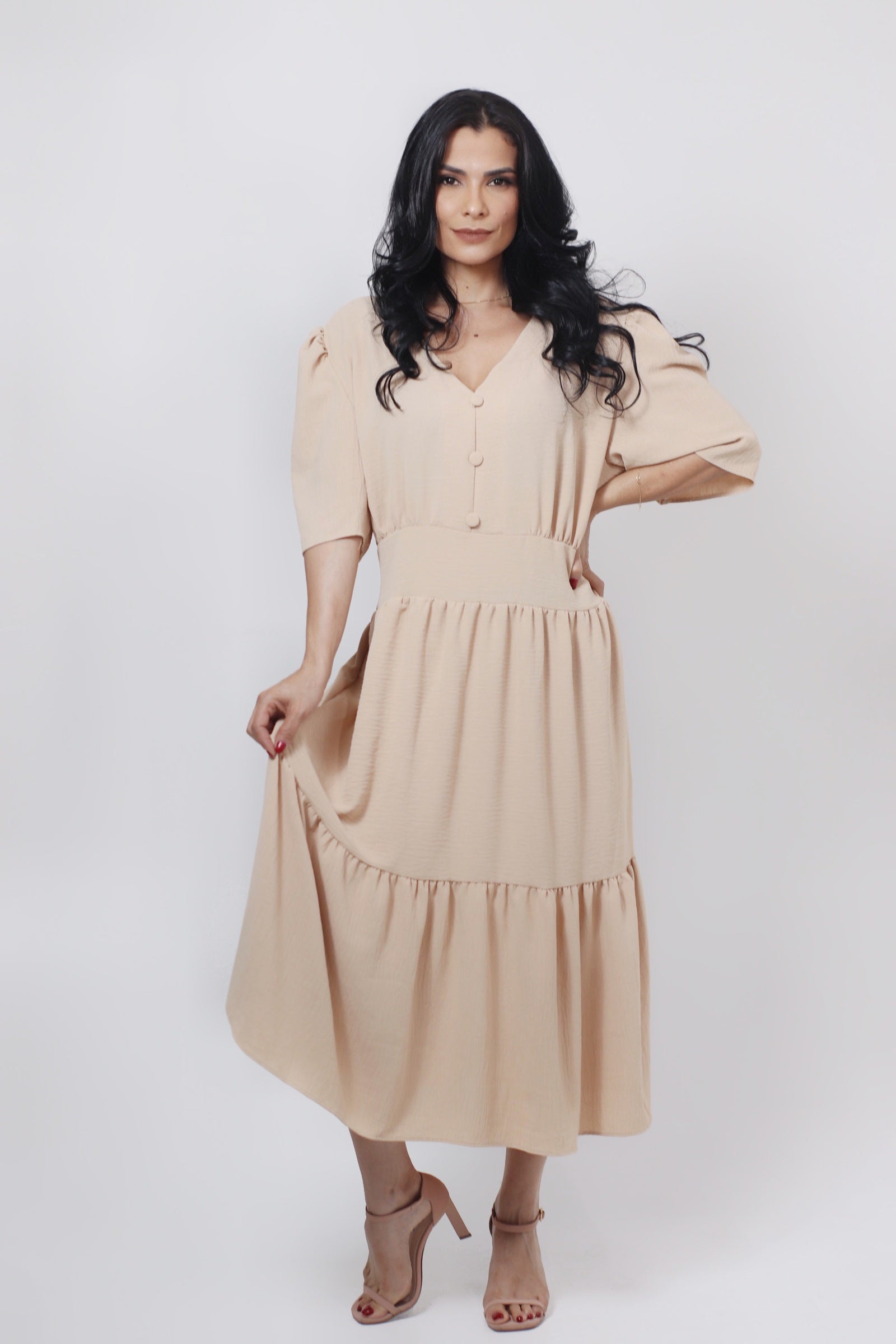 Vestido Manga Duna