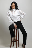 Camisa Social Rendada