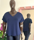 Blusa Morcego V Plus Size