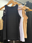 Pack Três Camisetas Canelada Algodão