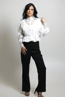 Camisa Social Rendada