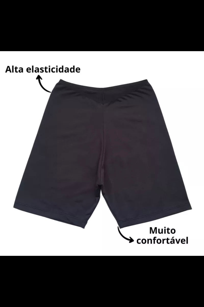 Short anágua microfibra