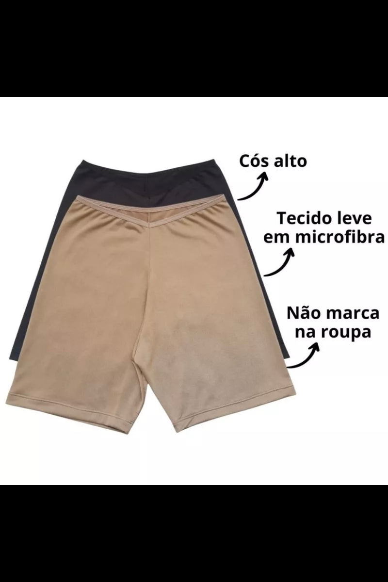 Short anágua microfibra