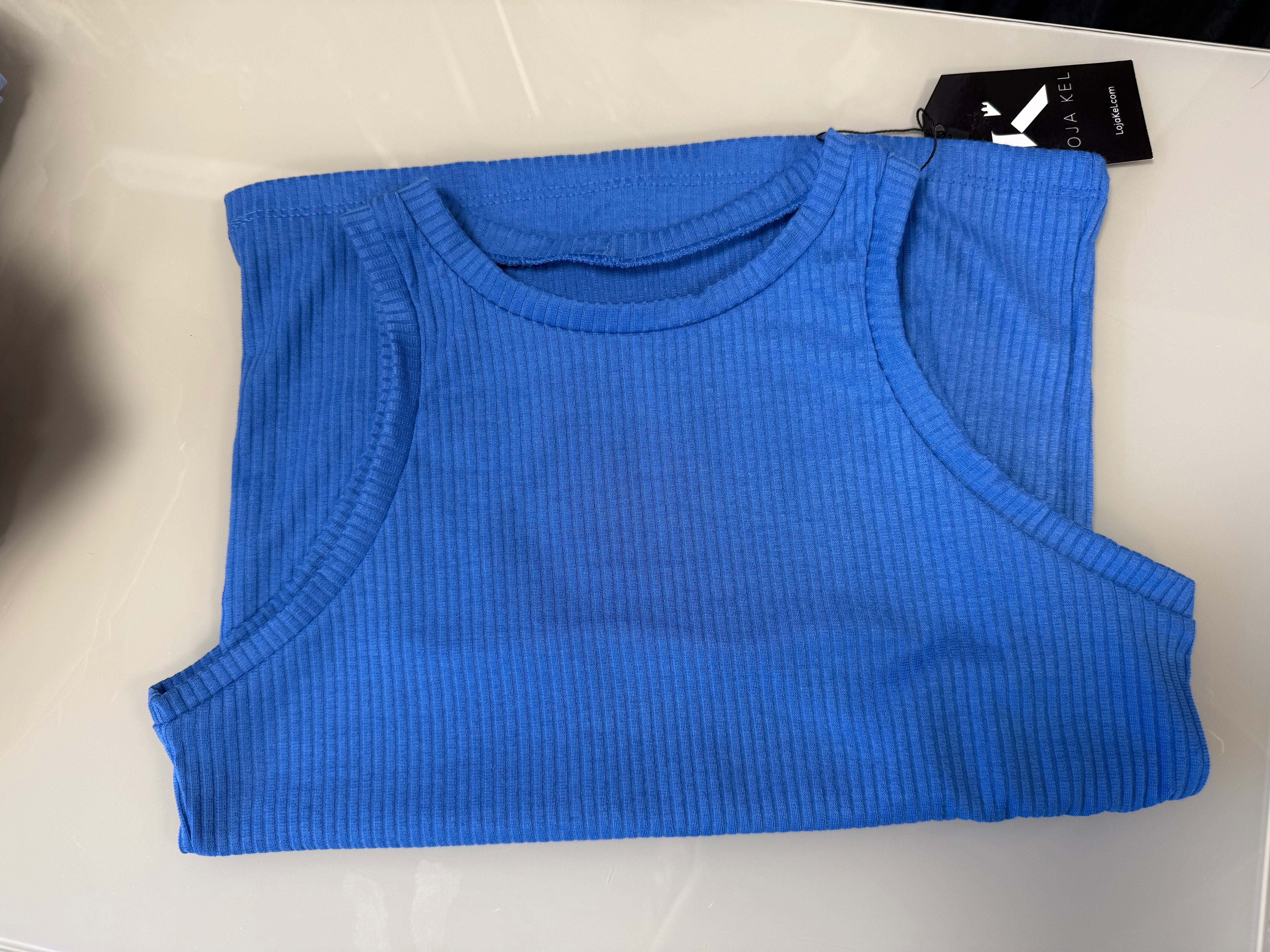 Pack Três Camisetas Canelada Algodão