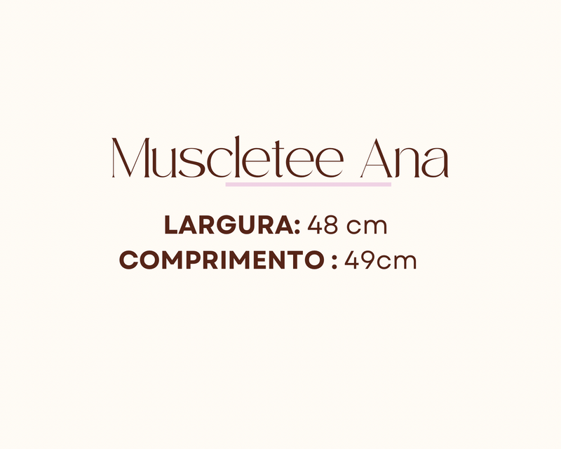 Blusa Muscletee Ana